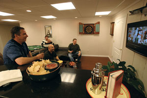 Renovate your basement and get your man cave.