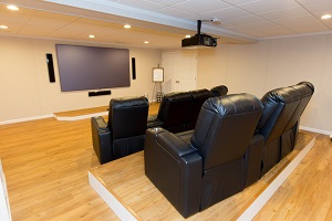 Basement theater installed in Nashua