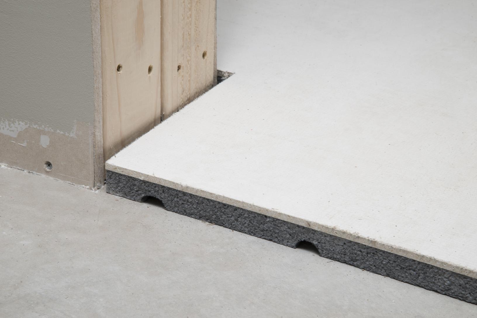 Insulated subfloor installation in Nashua